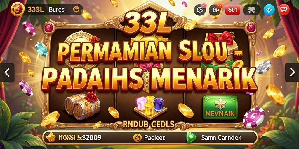 Tampilan menarik dari gameplay Slot di 33L dengan berbagai tema dan fitur unik.
