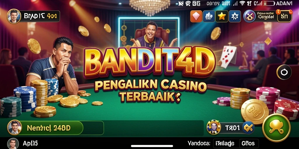 Tampilan gameplay BANDIT4D yang mengesankan dan interaktif.