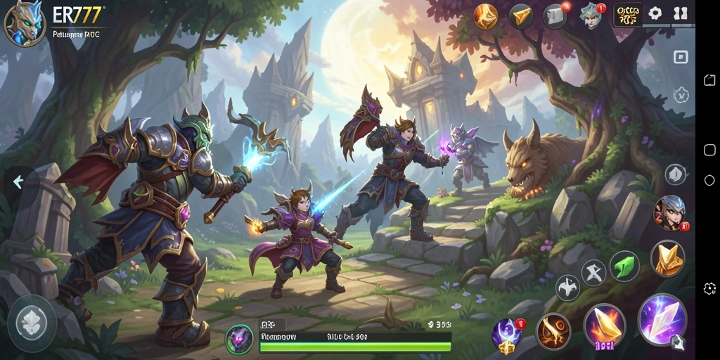 Gameplay seru dan mendebarkan dalam ER777, penuh petualangan RPG.