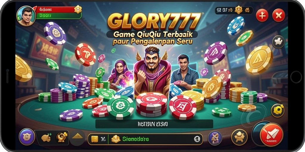 Tampilan menarik dari gameplay <strong>GLORY777</strong> yang penuh aksi QiuQiu.