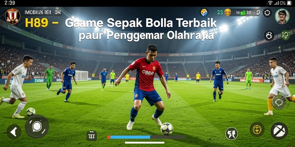 Screenshot gameplay H89 yang menunjukkan aksi seru di lapangan.