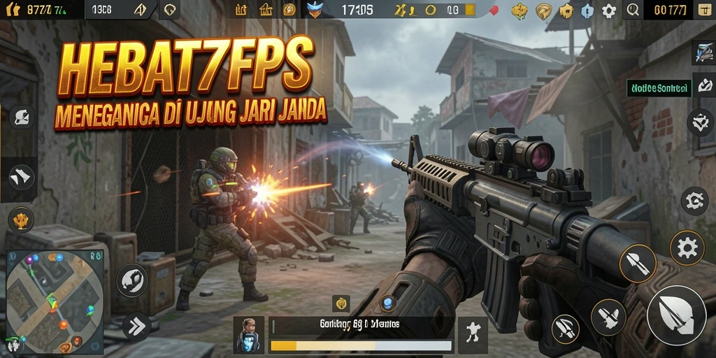 Gameplay menegangkan HEBAT777 dengan aksi tembak-menembak yang seru.