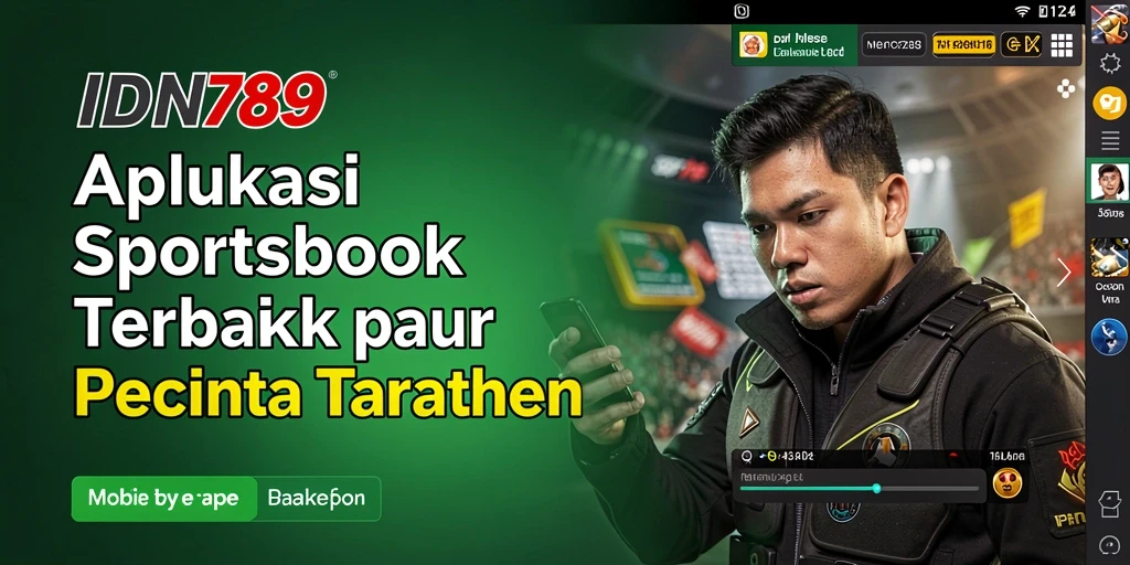Tampilan utama IDN789 menunjukkan berbagai pilihan taruhan olahraga.