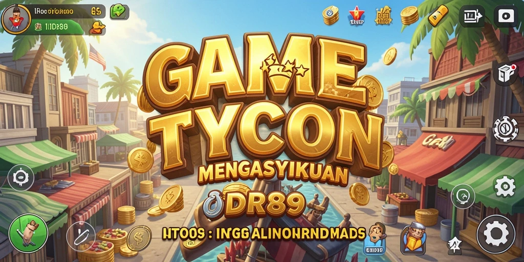 Tampilan gameplay seru dalam IDR89 dengan elemen Tycoon yang menarik.
