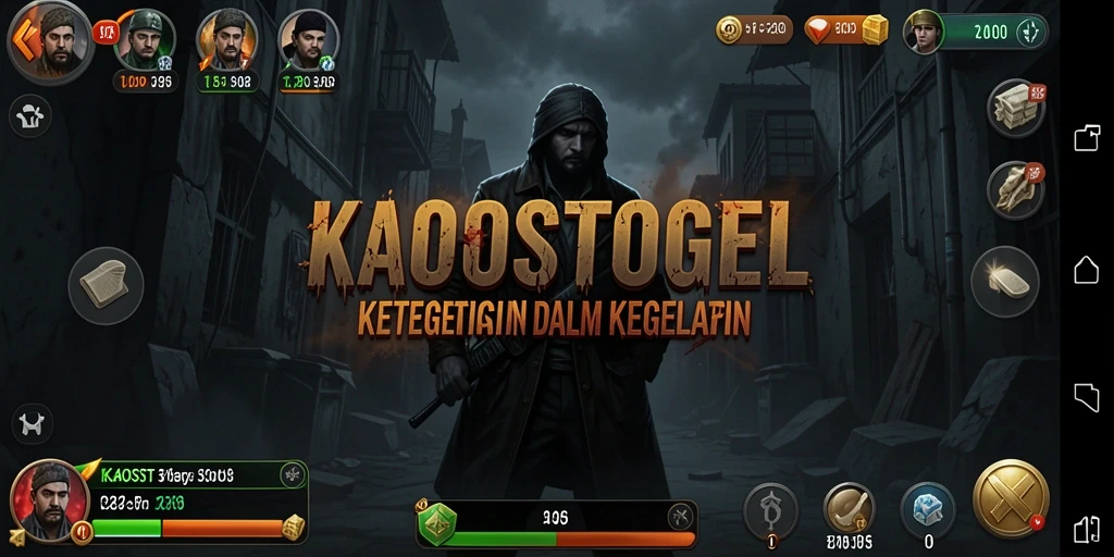 Gameplay menakutkan dengan suasana mencekam di KAOSTOGEL.