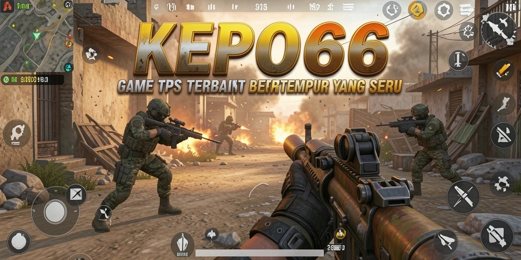Tampilan aksi seru dalam gameplay KEPO66 dengan karakter beraksi.