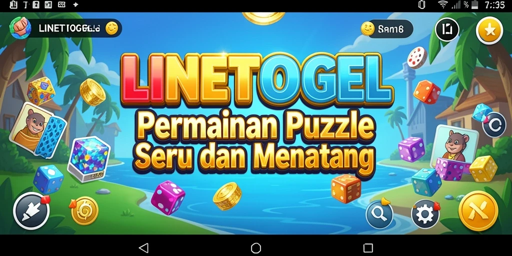 Tampilan gameplay seru dari LINETOGEL yang menantang.