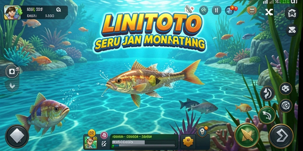 Tangkapan ikan besar di gameplay LINITOTO yang memukau.
