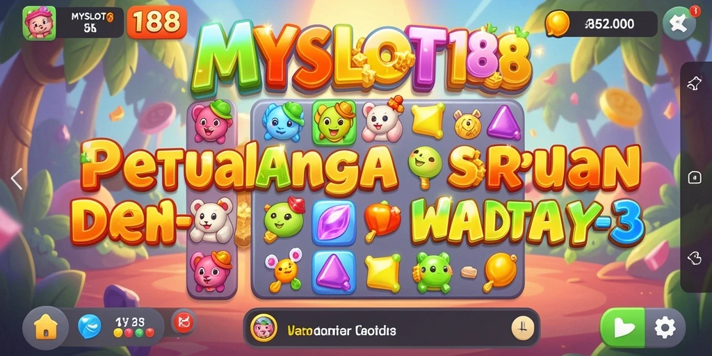 Gameplay seru dari MYSLOT188 dengan tantangan Match-3.