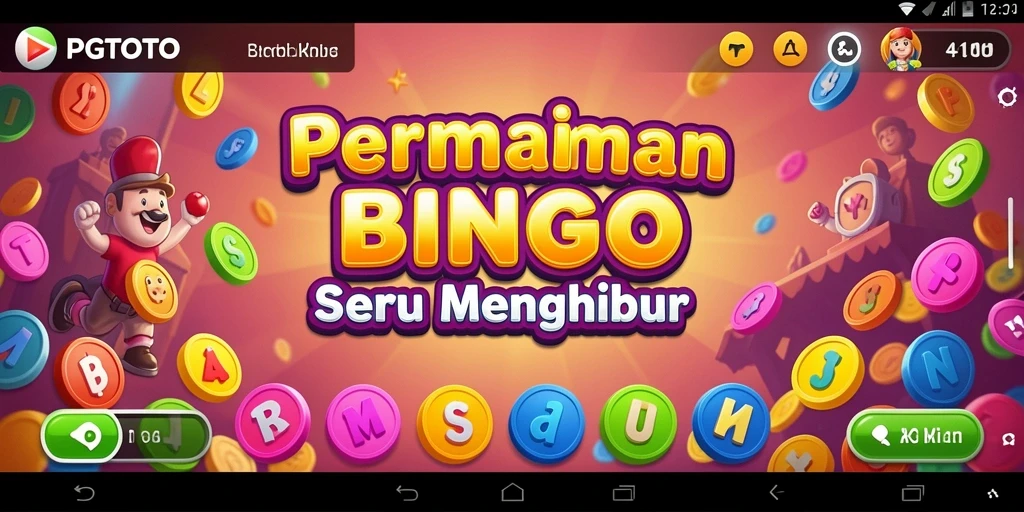 Tampilan gameplay seru PGTOTO yang menampilkan keseruan Bingo.
