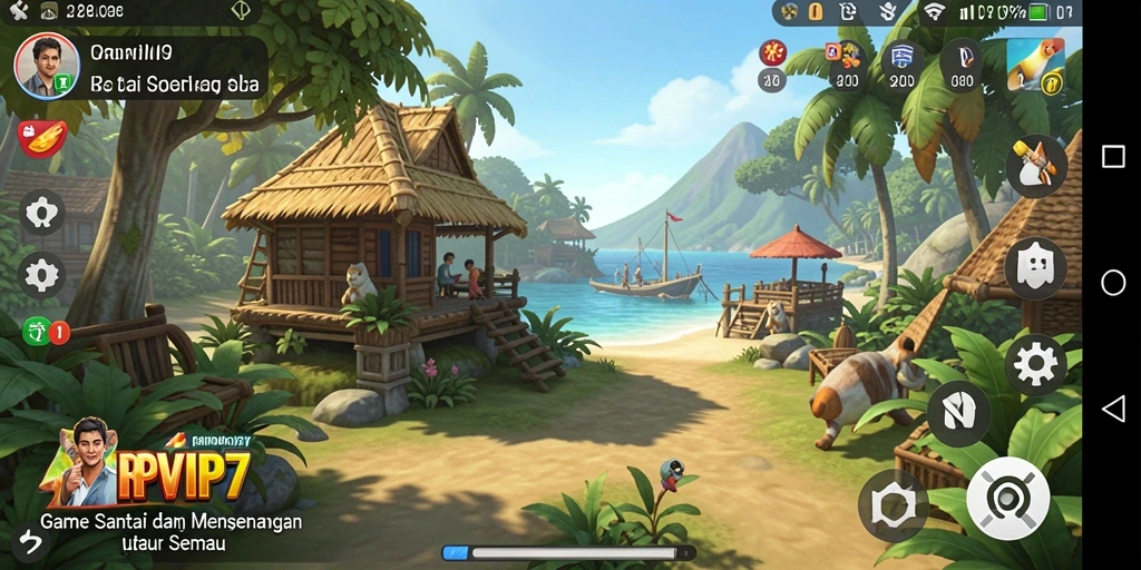 Screenshot gameplay RPVIP7 yang menampilkan keseruan bermain.