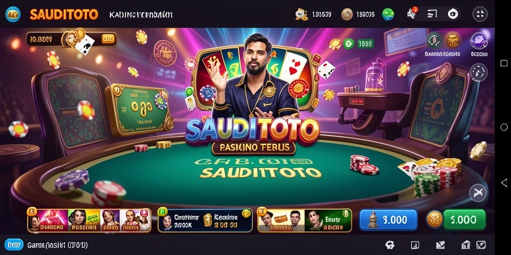 Tampilan gameplay seru di SAUDITOTO dengan animasi menakjubkan.