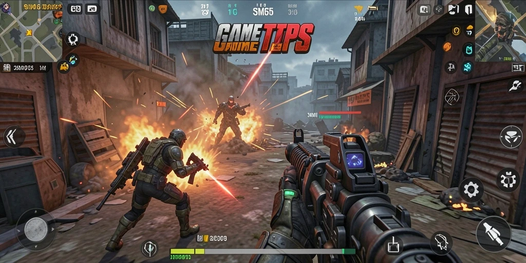 Tampilan seru dari gameplay TPS SM605 yang menegangkan.