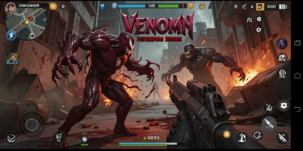 Gambar layar VENOM889 menampilkan aksi menembak yang mendebarkan dalam TPS.