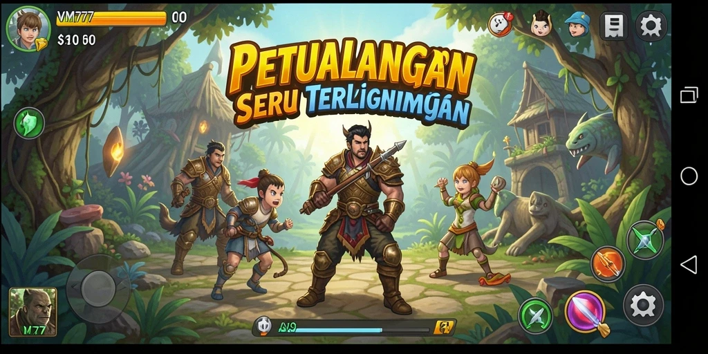 Screenshot dari gameplay VM777 yang menampilkan petualangan mendebarkan.